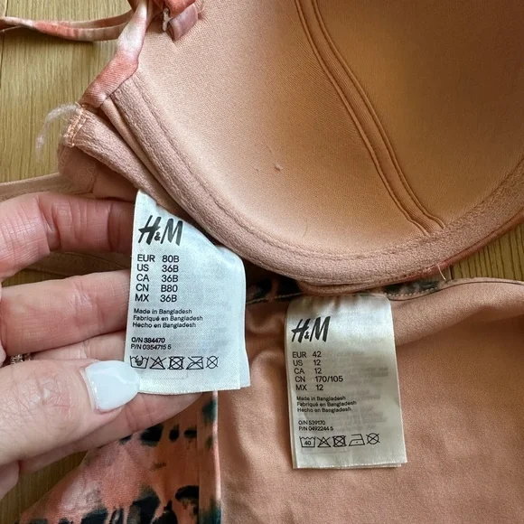 Tie Dye Underwire Bikini Set - Picture 4 of 4